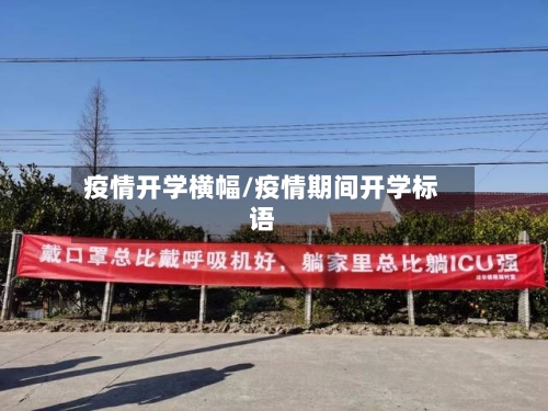 疫情开学横幅/疫情期间开学标语