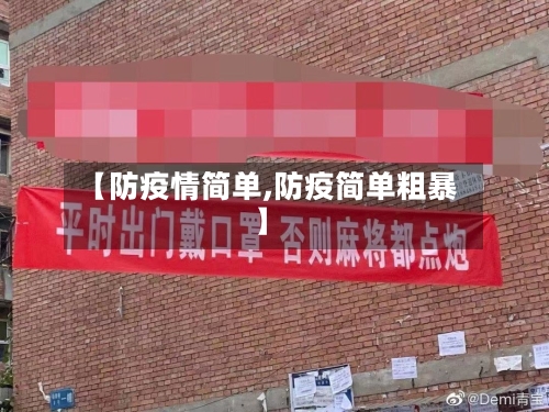 【防疫情简单,防疫简单粗暴】-第2张图片