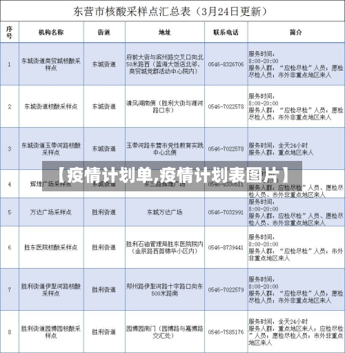 【疫情计划单,疫情计划表图片】-第2张图片