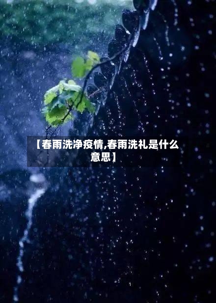 【春雨洗净疫情,春雨洗礼是什么意思】