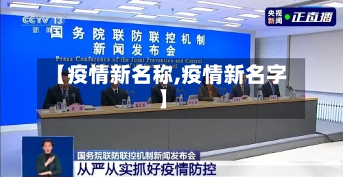 【疫情新名称,疫情新名字】-第2张图片