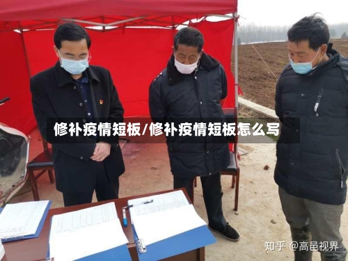 修补疫情短板/修补疫情短板怎么写-第2张图片