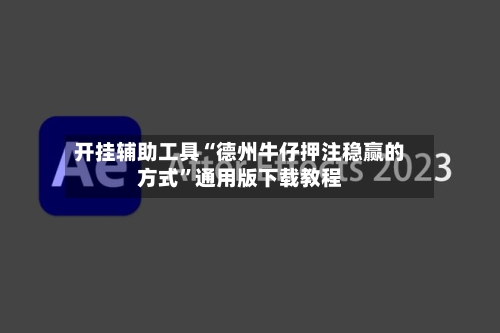 开挂辅助工具“德州牛仔押注稳赢的方式”通用版下载教程-第2张图片
