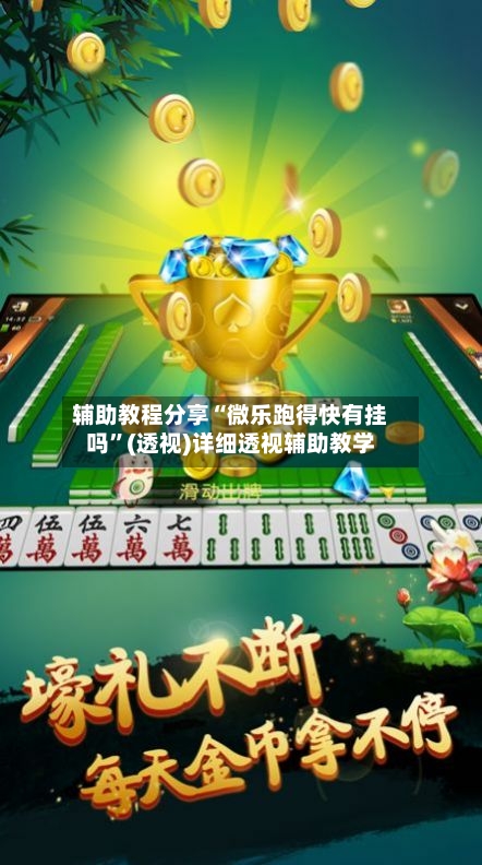 辅助教程分享“微乐跑得快有挂吗”(透视)详细透视辅助教学-第2张图片