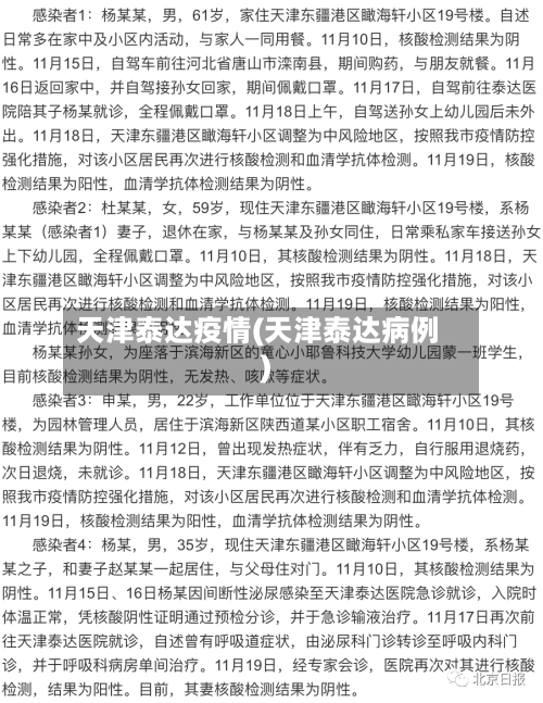 天津泰达疫情(天津泰达病例)-第2张图片