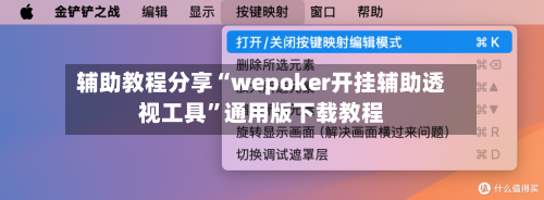 辅助教程分享“wepoker开挂辅助透视工具	”通用版下载教程-第2张图片