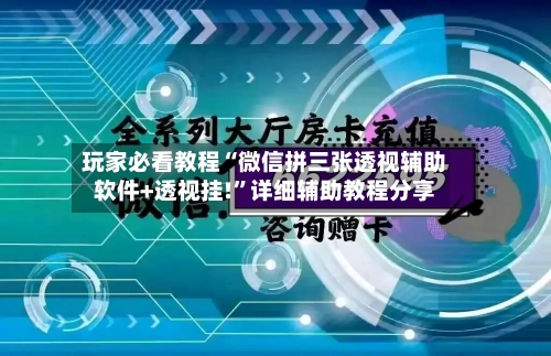 玩家必看教程“微信拼三张透视辅助软件+透视挂!”详细辅助教程分享-第3张图片