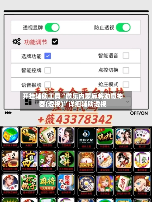 开挂辅助工具“微乐内蒙麻将助赢神器(透视)”详细辅助透视-第2张图片