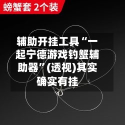 辅助开挂工具“一起宁德游戏钓蟹辅助器”(透视)其实确实有挂
