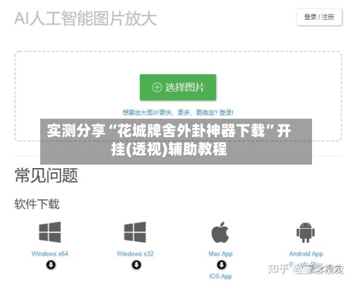 实测分享“花城牌舍外卦神器下载”开挂(透视)辅助教程-第2张图片