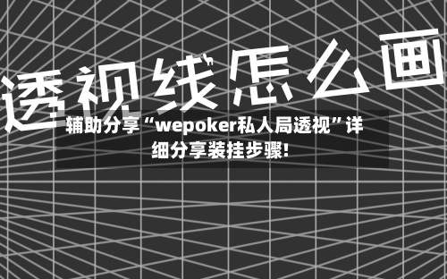 辅助分享“wepoker私人局透视”详细分享装挂步骤!