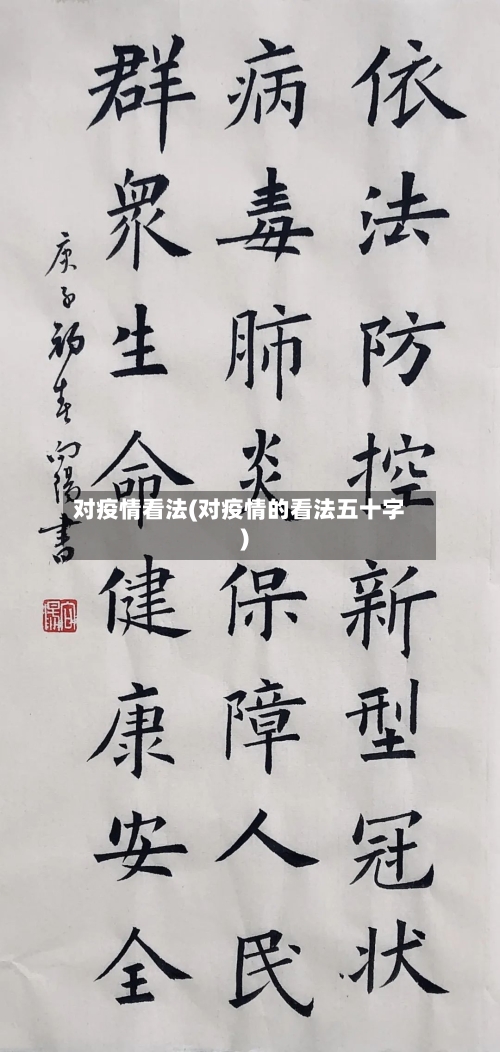 对疫情看法(对疫情的看法五十字)-第2张图片