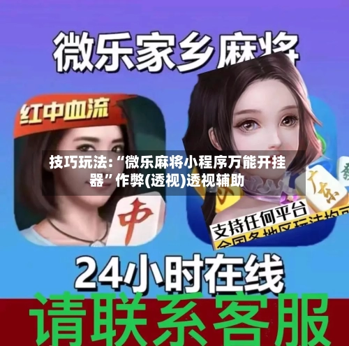 技巧玩法:“微乐麻将小程序万能开挂器”作弊(透视)透视辅助-第2张图片