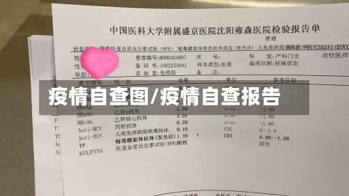 疫情自查图/疫情自查报告-第2张图片