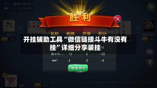 开挂辅助工具“微信链接斗牛有没有挂”详细分享装挂-第3张图片