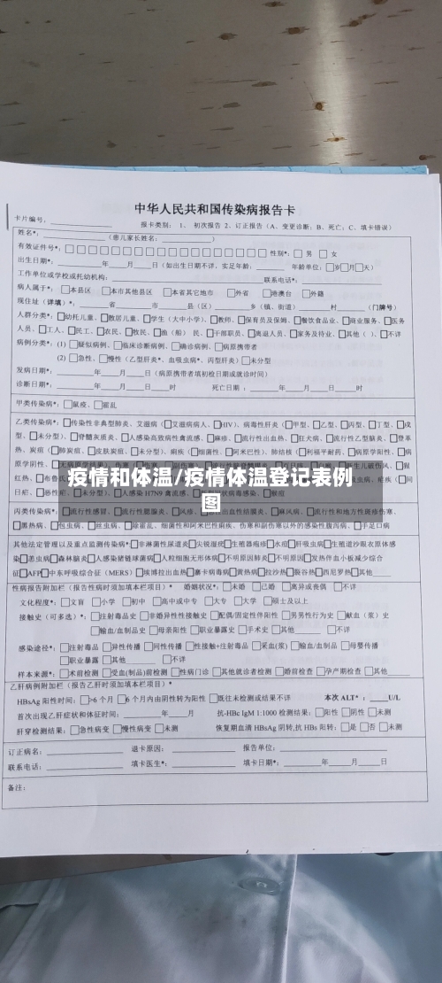 疫情和体温/疫情体温登记表例图-第3张图片