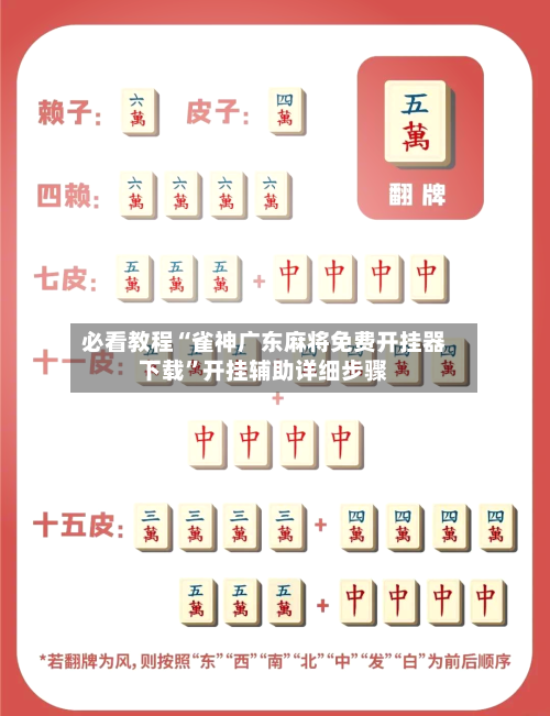 必看教程“雀神广东麻将免费开挂器下载”开挂辅助详细步骤