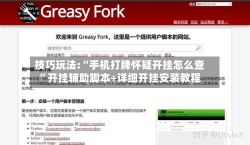 技巧玩法:“手机打牌怀疑开挂怎么查”开挂辅助脚本+详细开挂安装教程-第3张图片