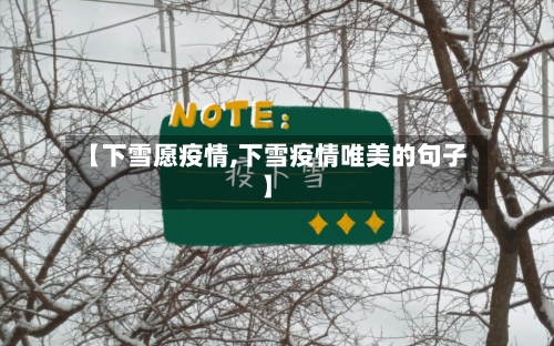 【下雪愿疫情,下雪疫情唯美的句子】